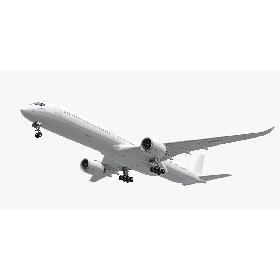 Airbus A350-1000 Generic White